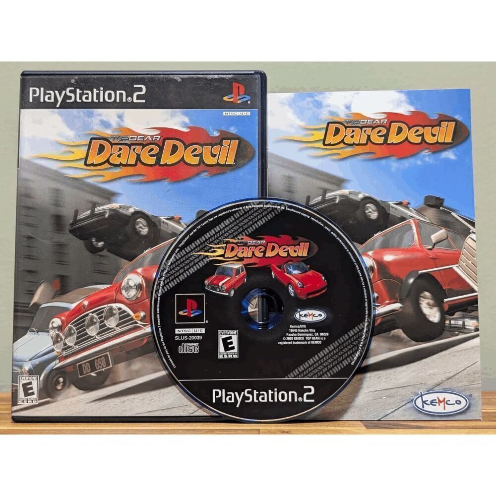Top Gear Dare Devil PS2 PlayStation‎ 2 - Complete CIB TEsted & Working